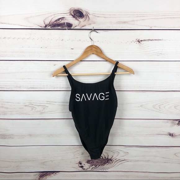 2/$10 SAVAGE one piece swim suit women’s size M - Picture 1 of 5
